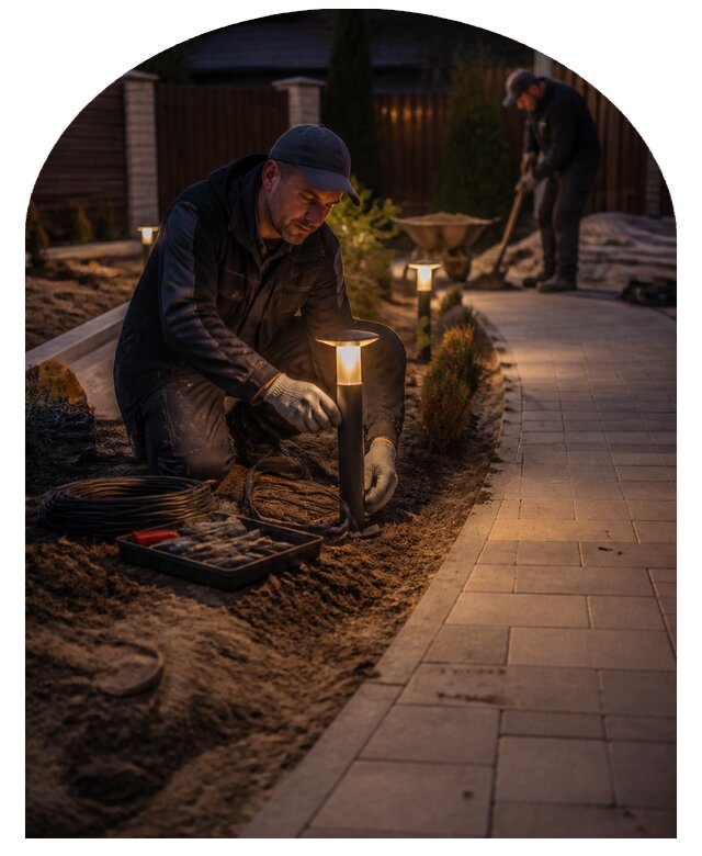 Проектирование уличного освещения участка в Тутаеве